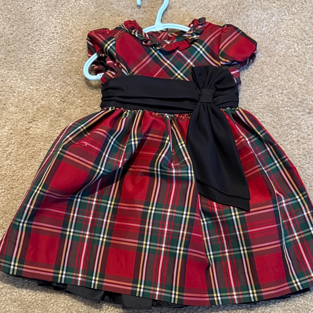 Ralph Lauren Red and Green Plaid Dress